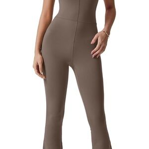 Elegant Brown Jumpsuit